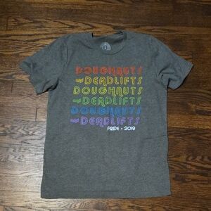 Doughnuts And Deadlifts Pride Tee